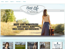 Tablet Screenshot of bestlifeministries.com